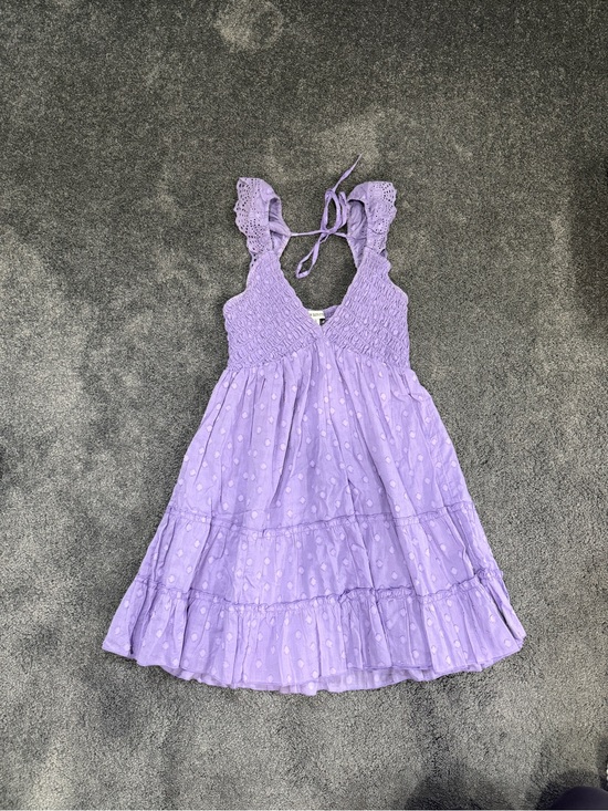 Urban Outfitters Dresses & Skirts - Urban Outfitters Lilac Tiered Sundress with Smocked Bodice